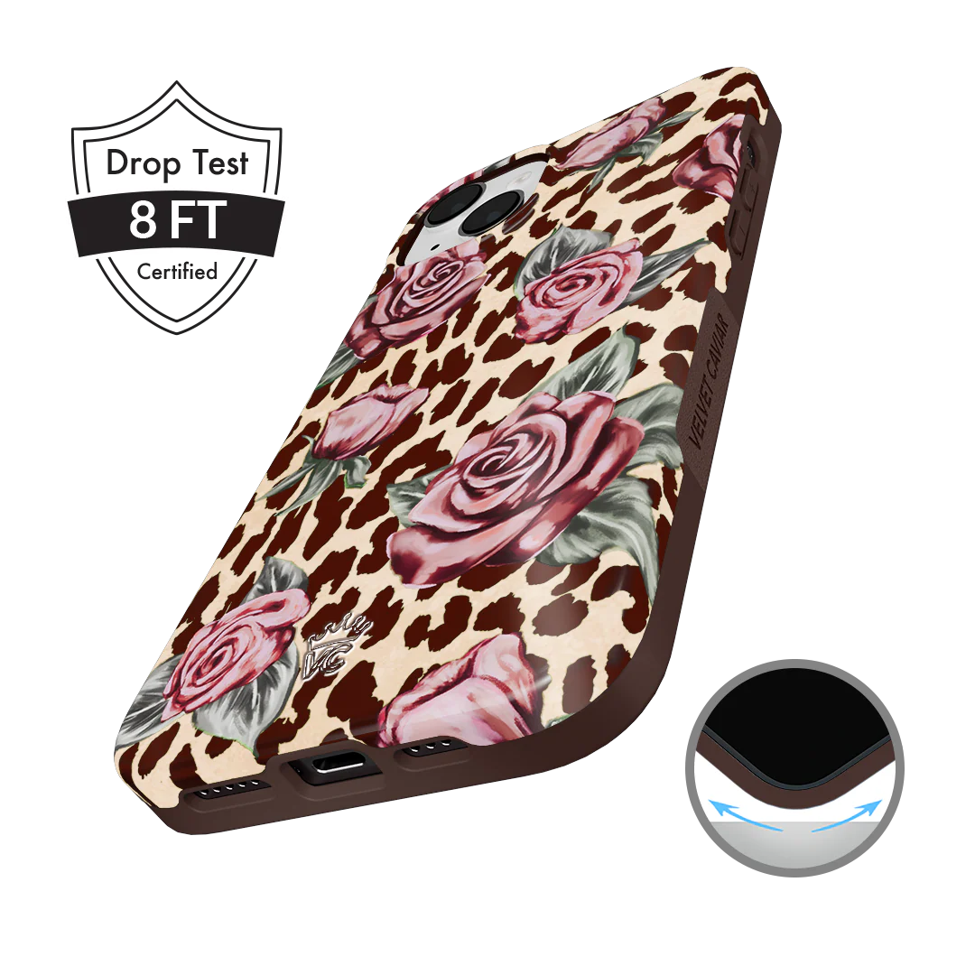 Rosy Leopard iPhone Case