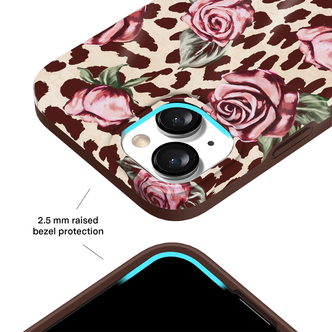 Rosy Leopard iPhone Case