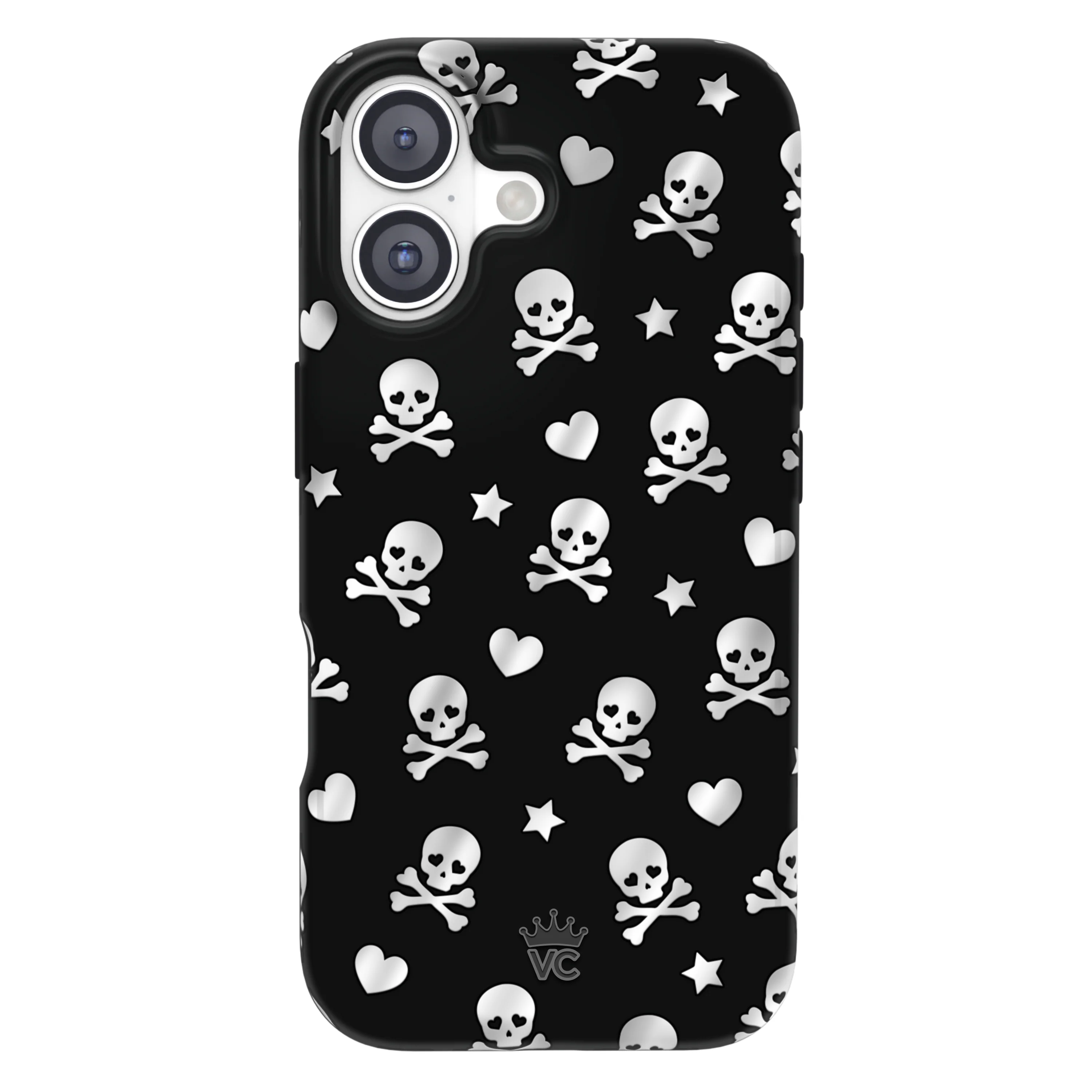 Chrome Skulls iPhone Case