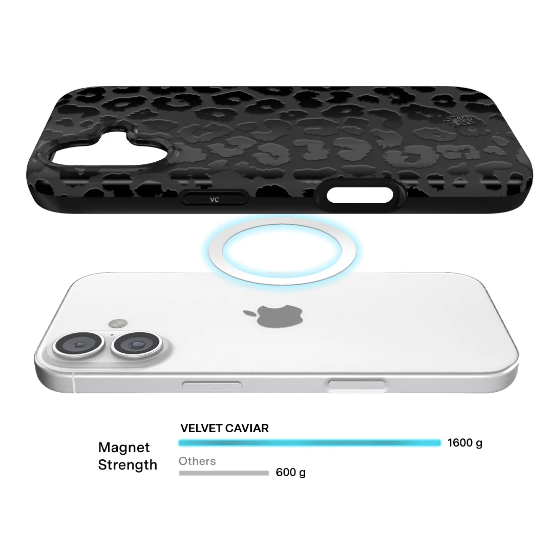 Black Leopard iPhone Case