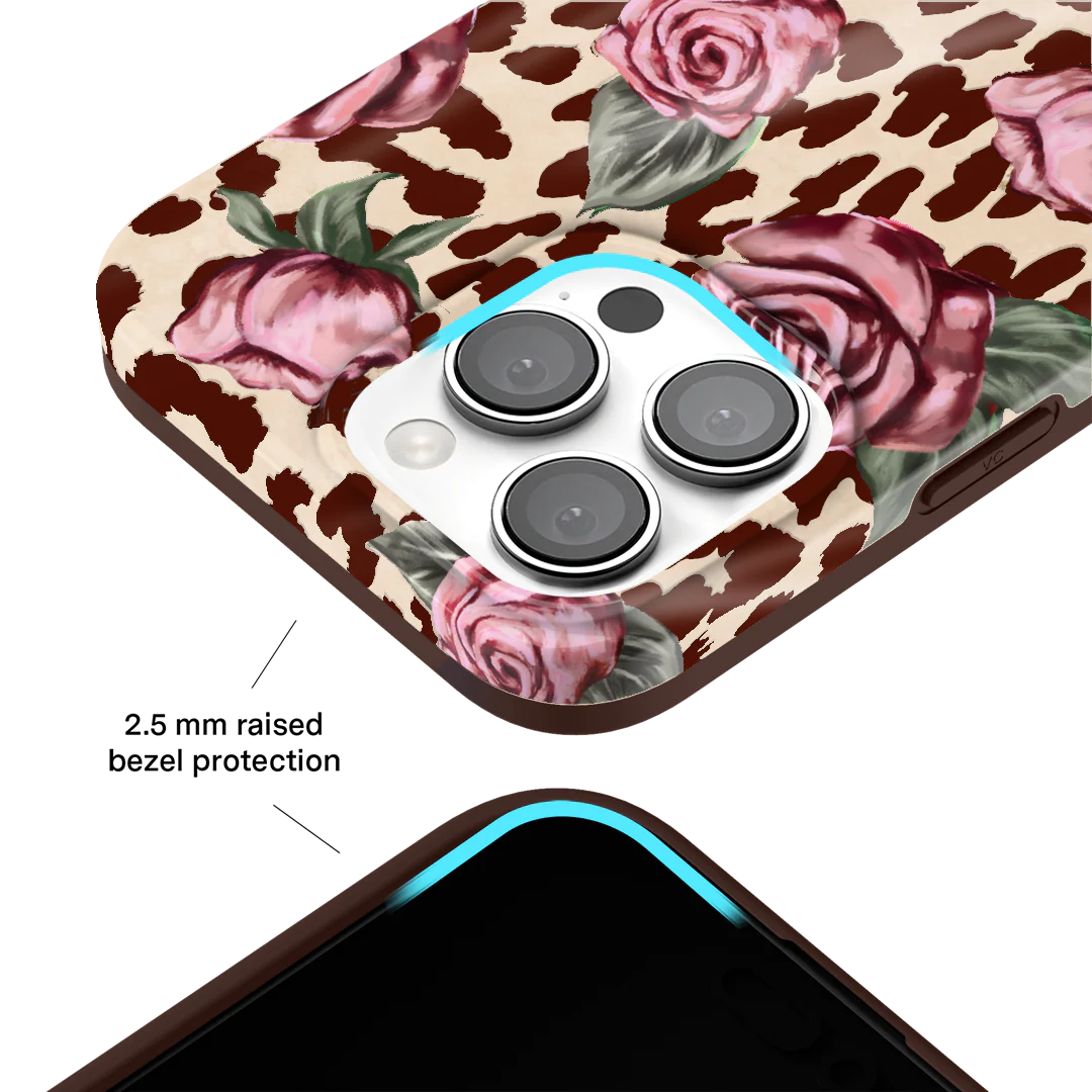 Rosy Leopard iPhone Case