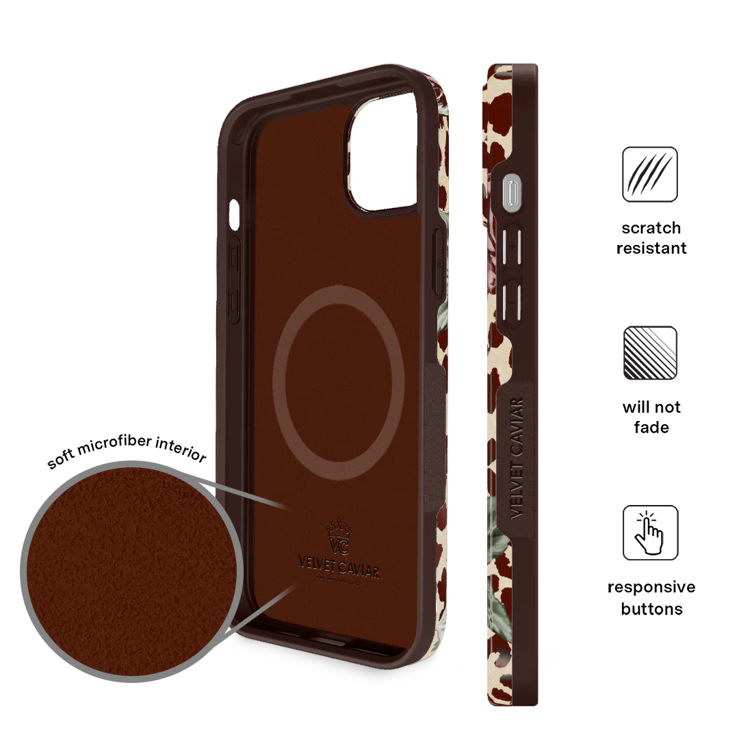 Rosy Leopard iPhone Case