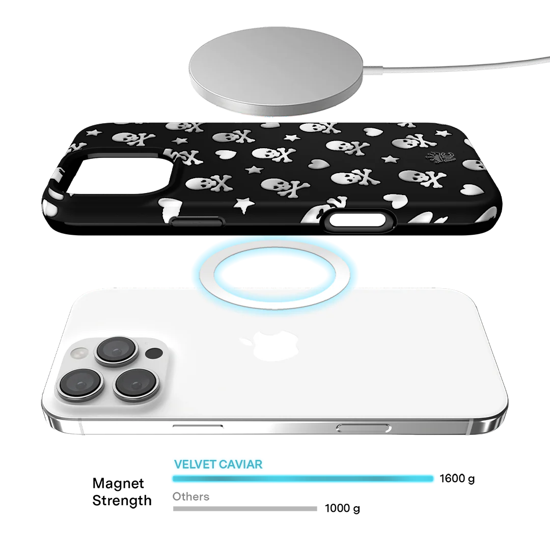 Chrome Skulls iPhone Case