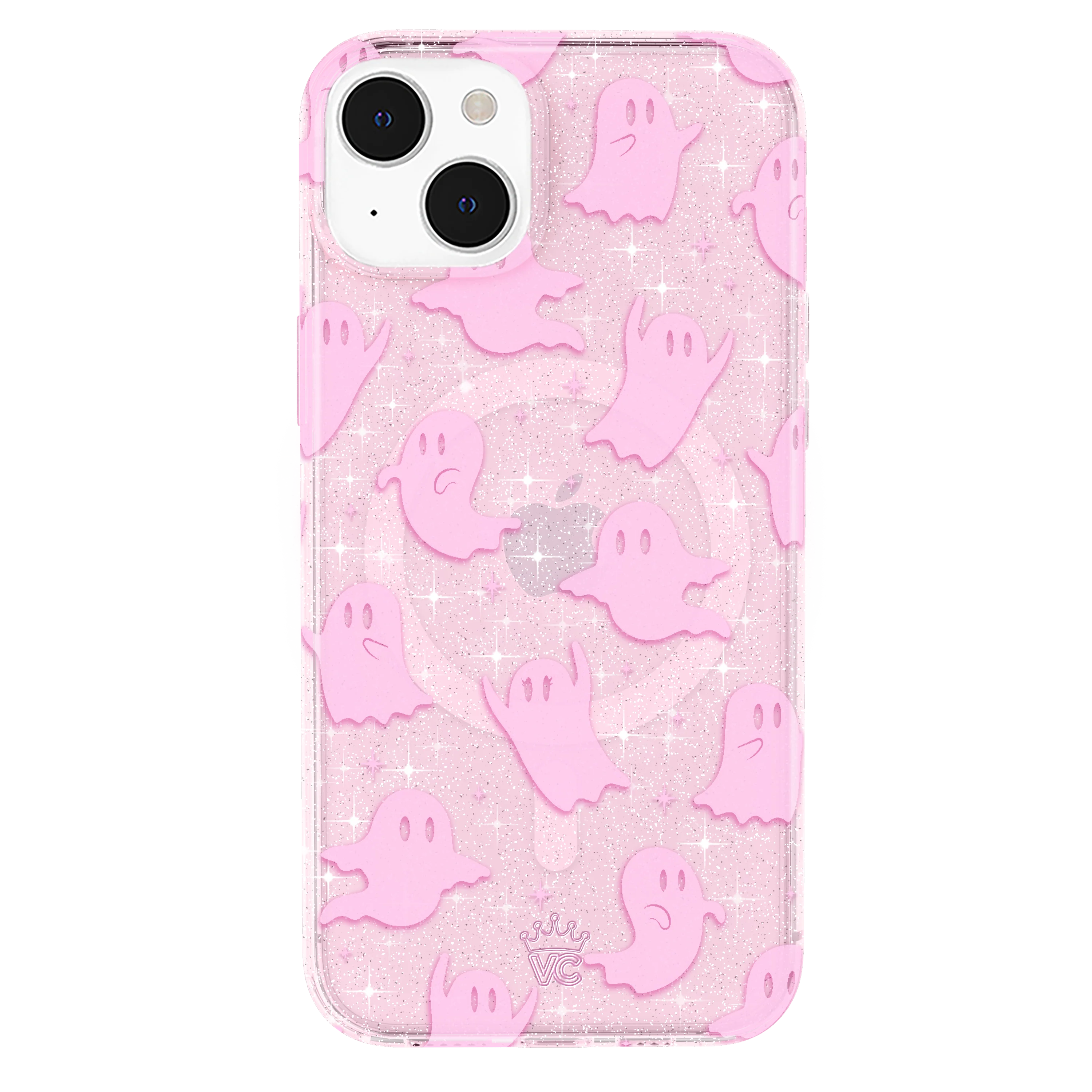 Ghosted Pink Glitter iPhone Case
