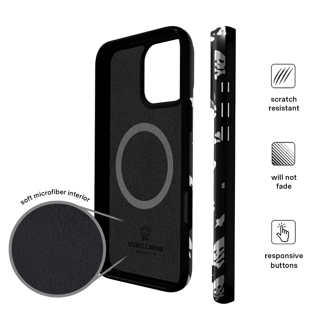 Chrome Skulls iPhone Case