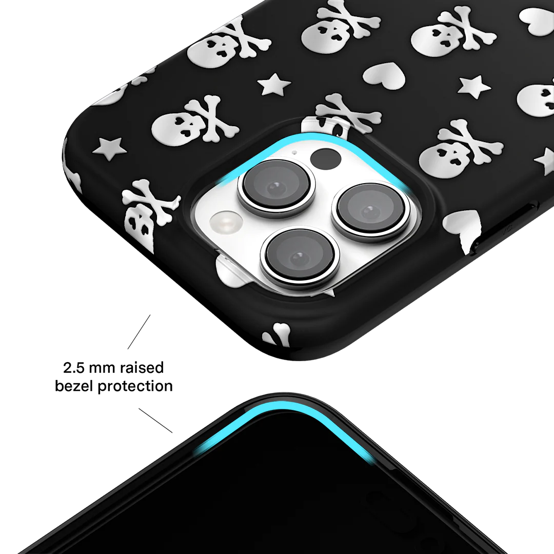 Chrome Skulls iPhone Case