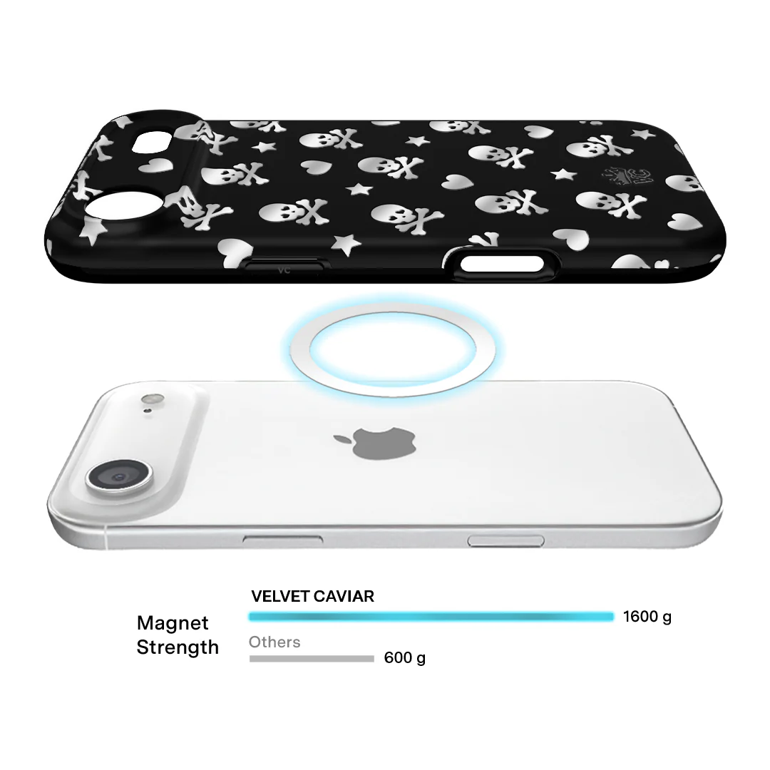 Chrome Skulls iPhone Case