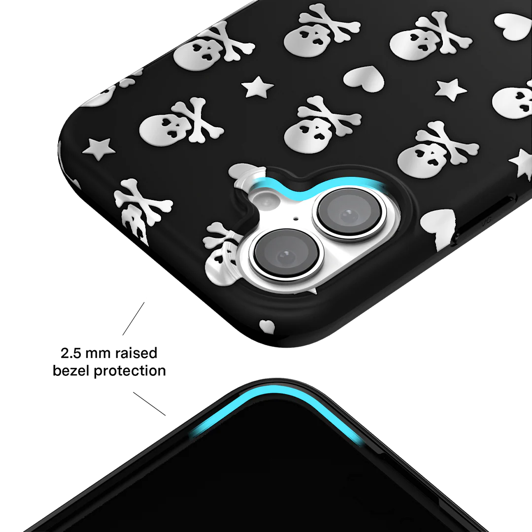 Chrome Skulls iPhone Case