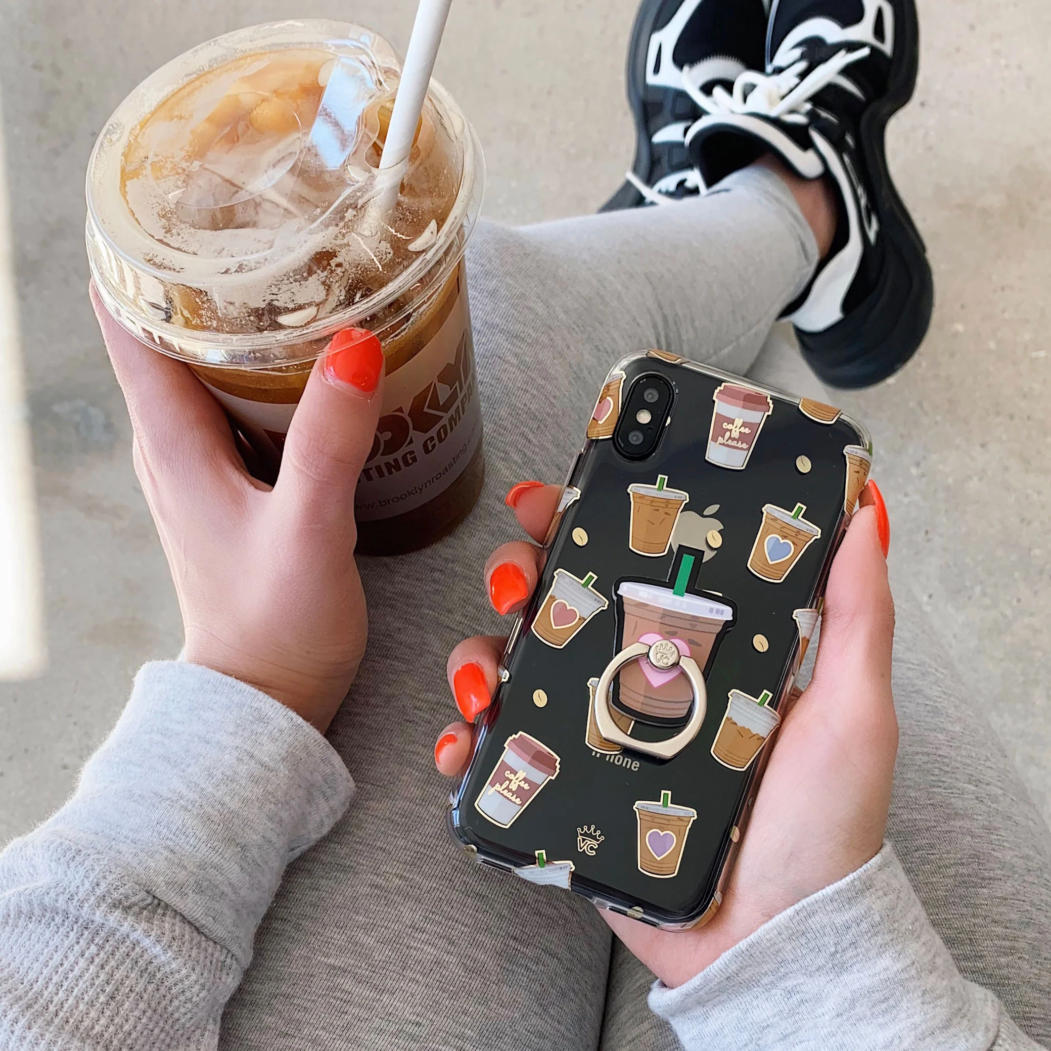 Coffee First iPhone Case