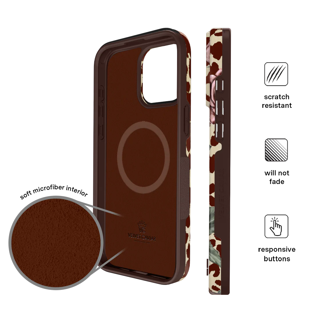 Rosy Leopard iPhone Case