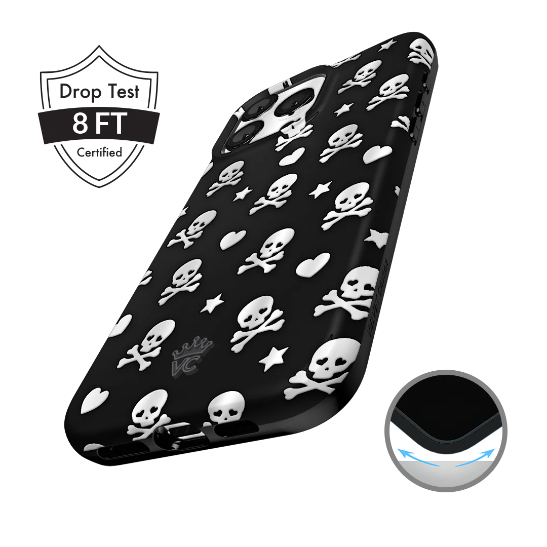 Chrome Skulls iPhone Case