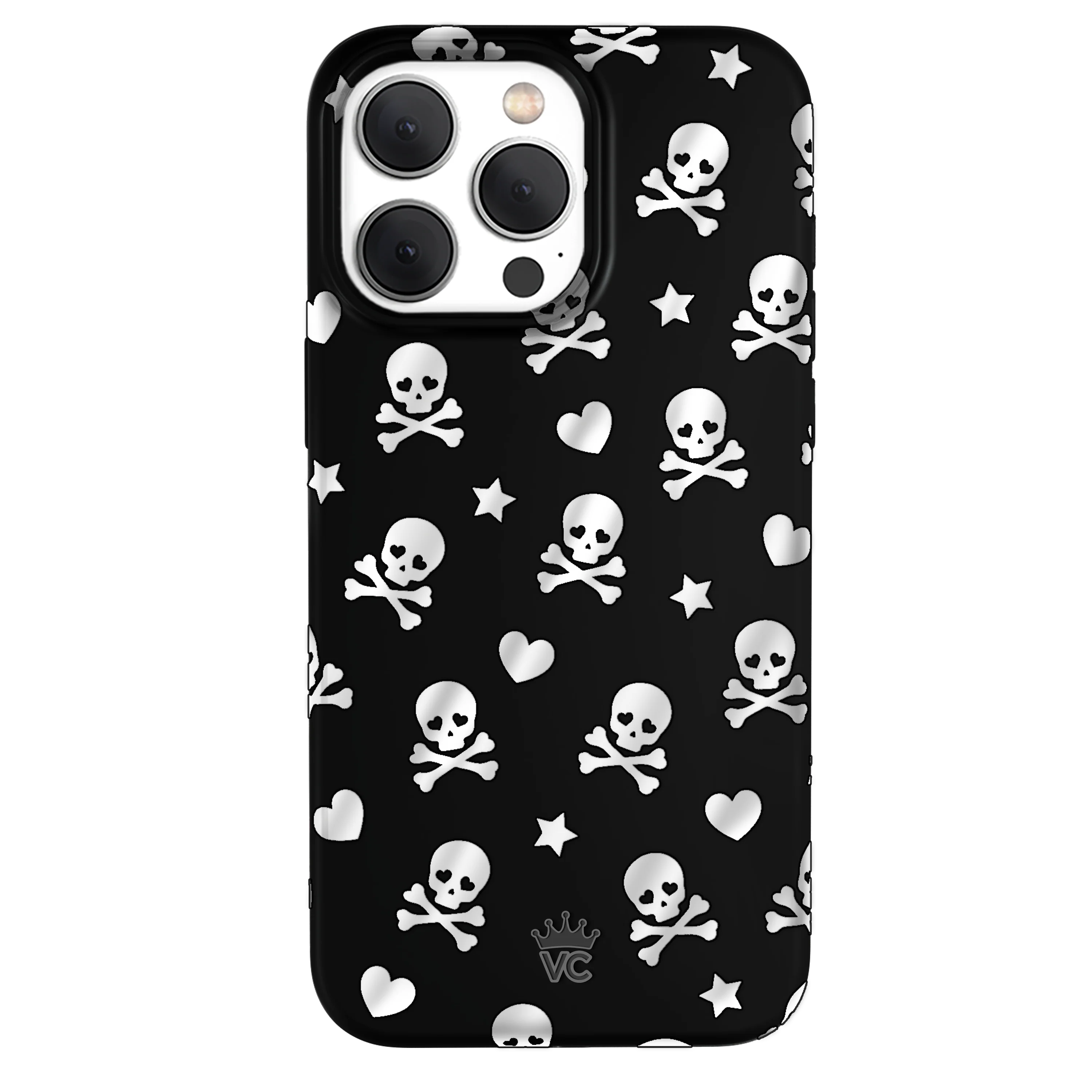 Chrome Skulls iPhone Case