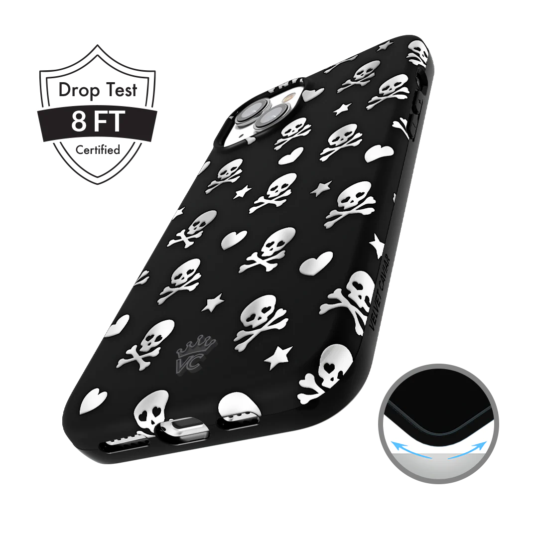Chrome Skulls iPhone Case