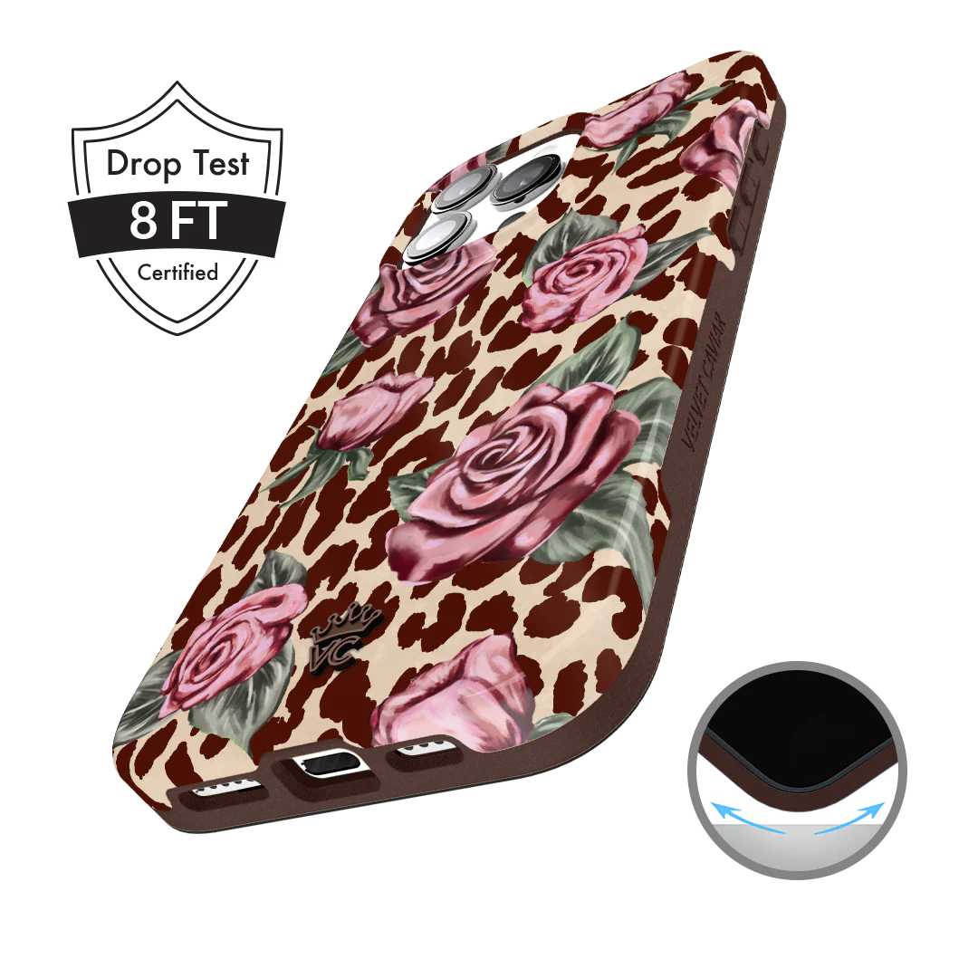 Rosy Leopard iPhone Case