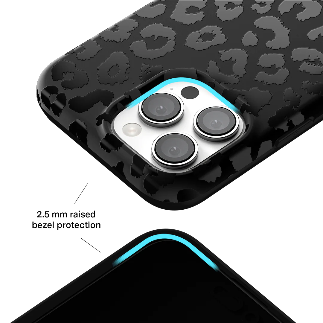 Black Leopard iPhone Case