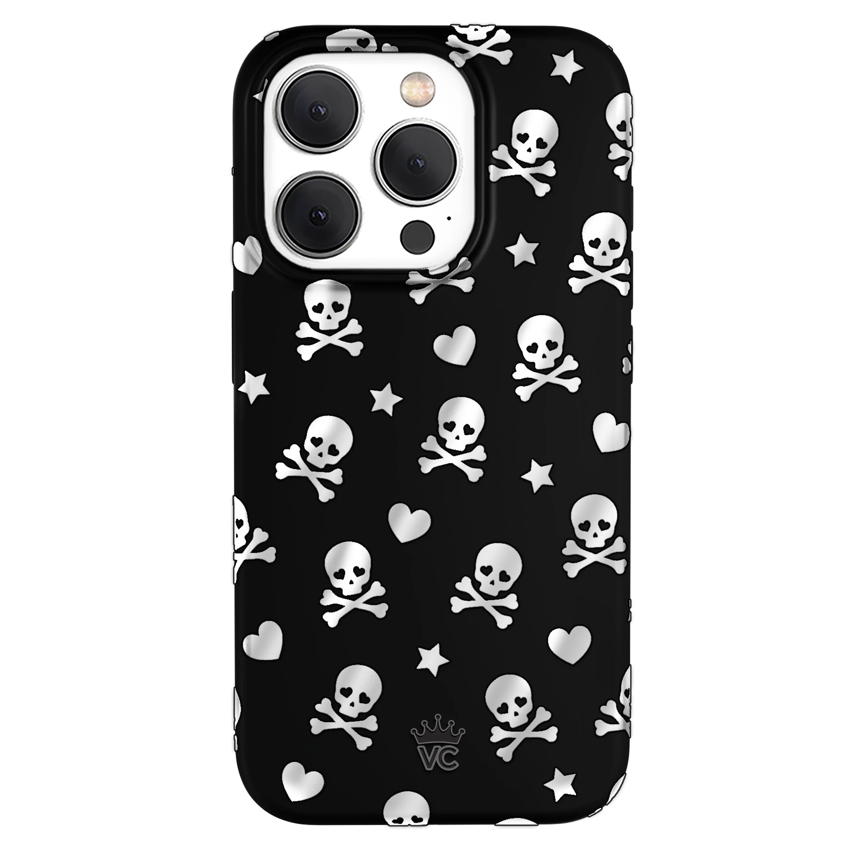 Chrome Skulls iPhone Case