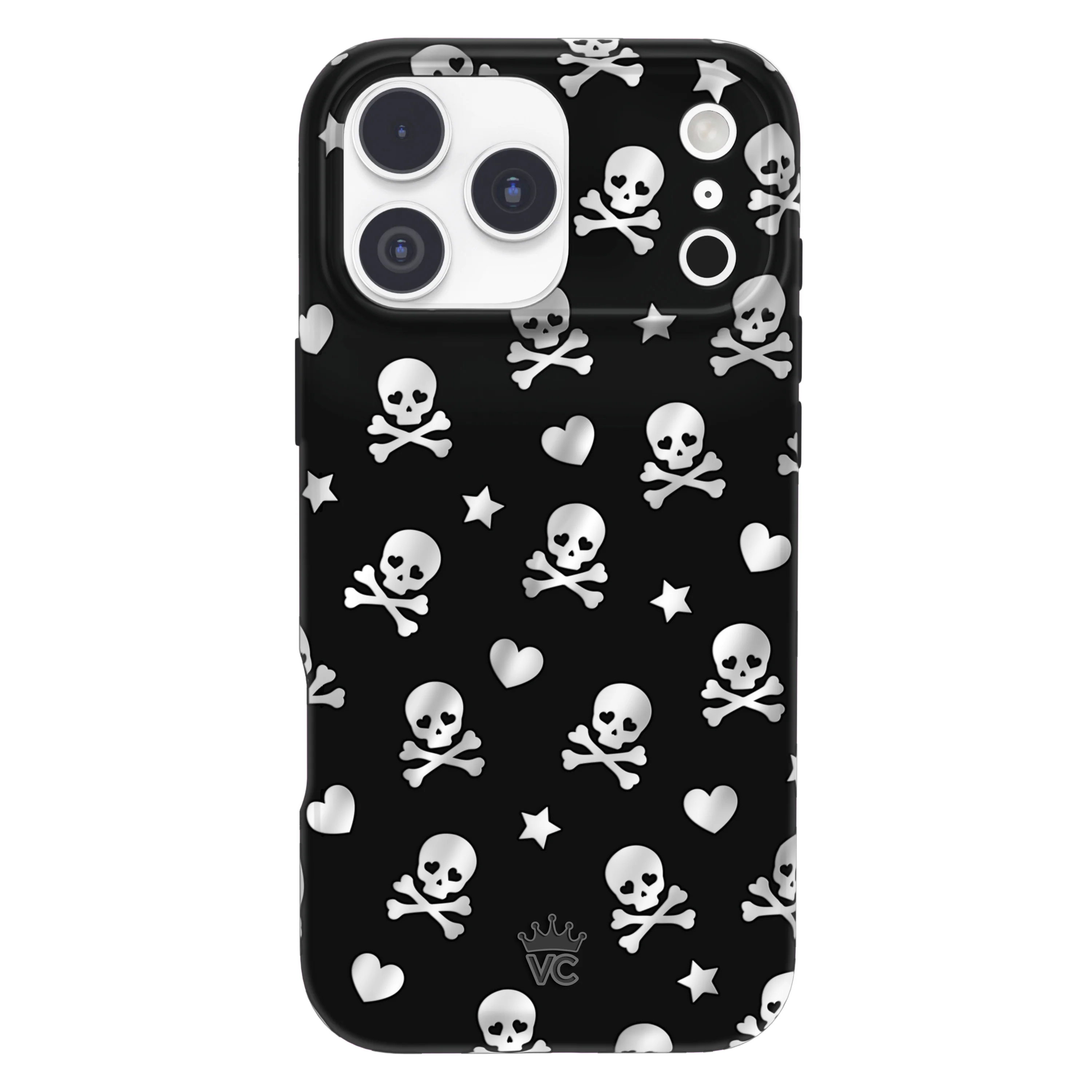 Chrome Skulls iPhone Case