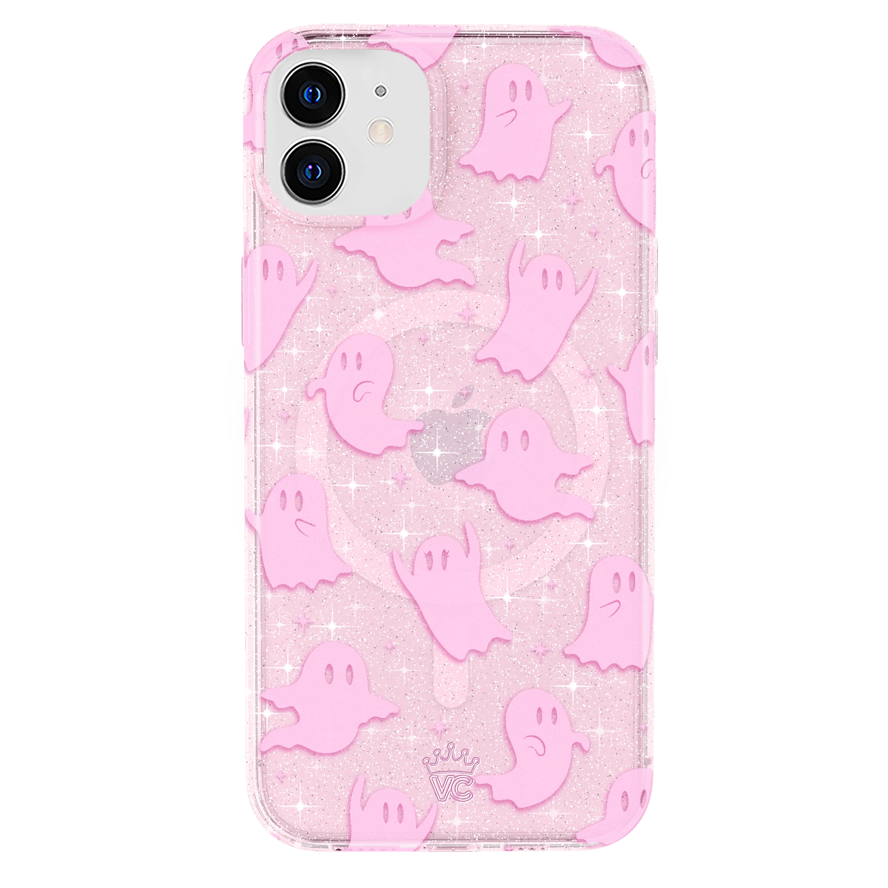 Ghosted Pink Glitter iPhone Case