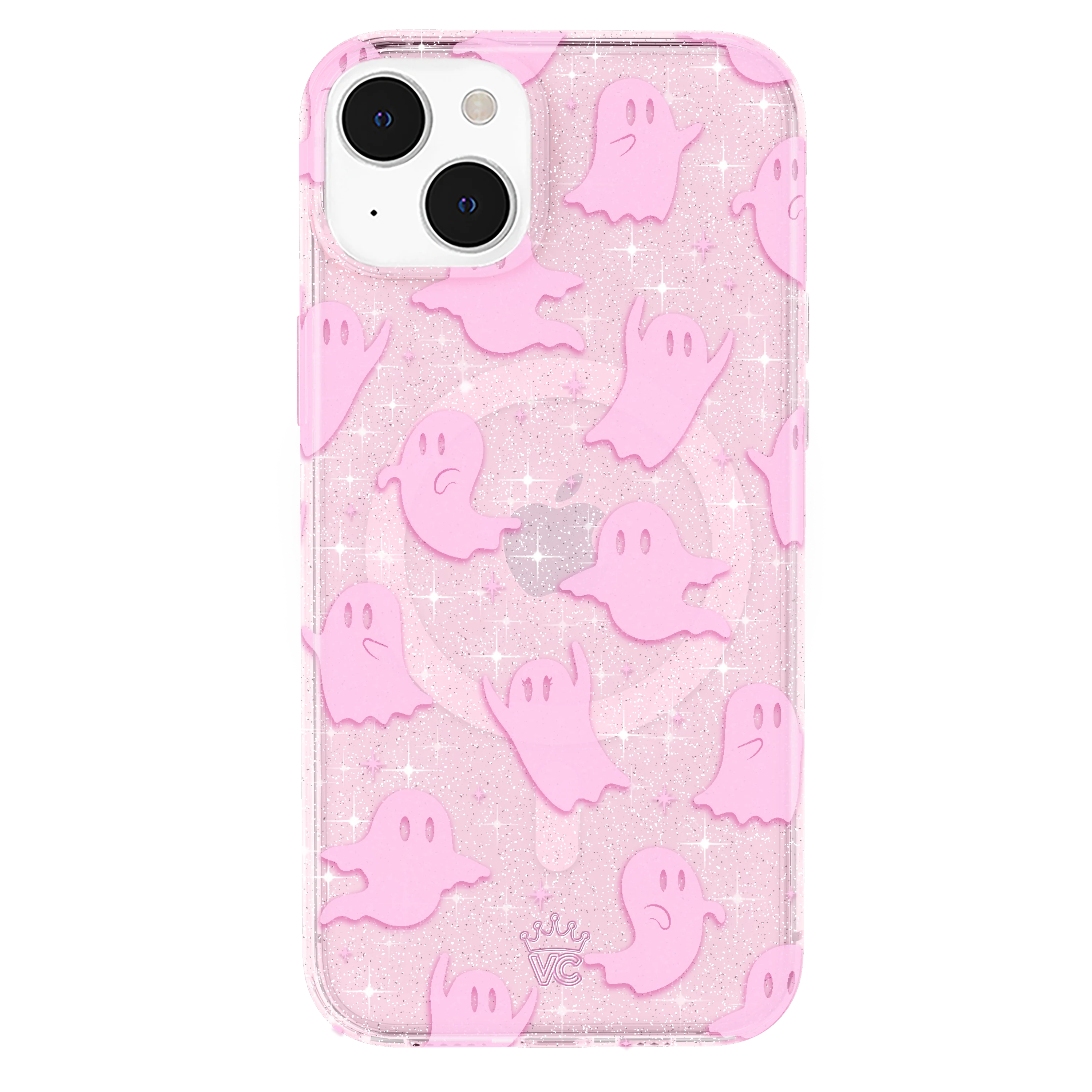 Ghosted Pink Glitter iPhone Case