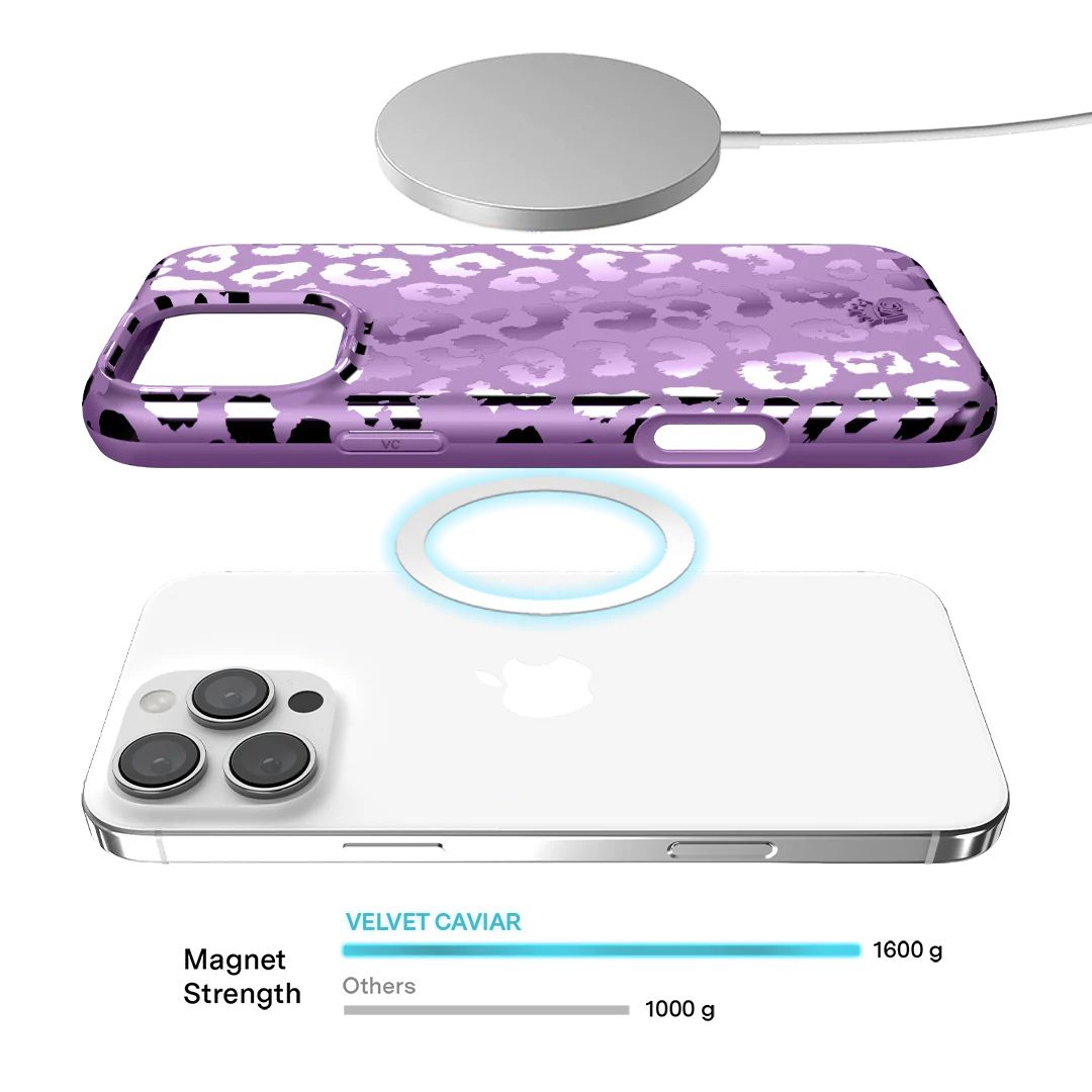 Amethyst Leopard iPhone Case