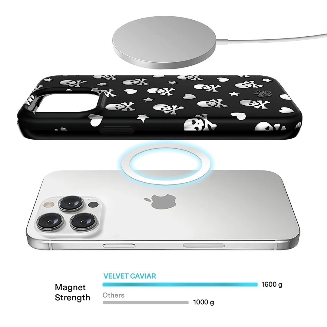 Chrome Skulls iPhone Case