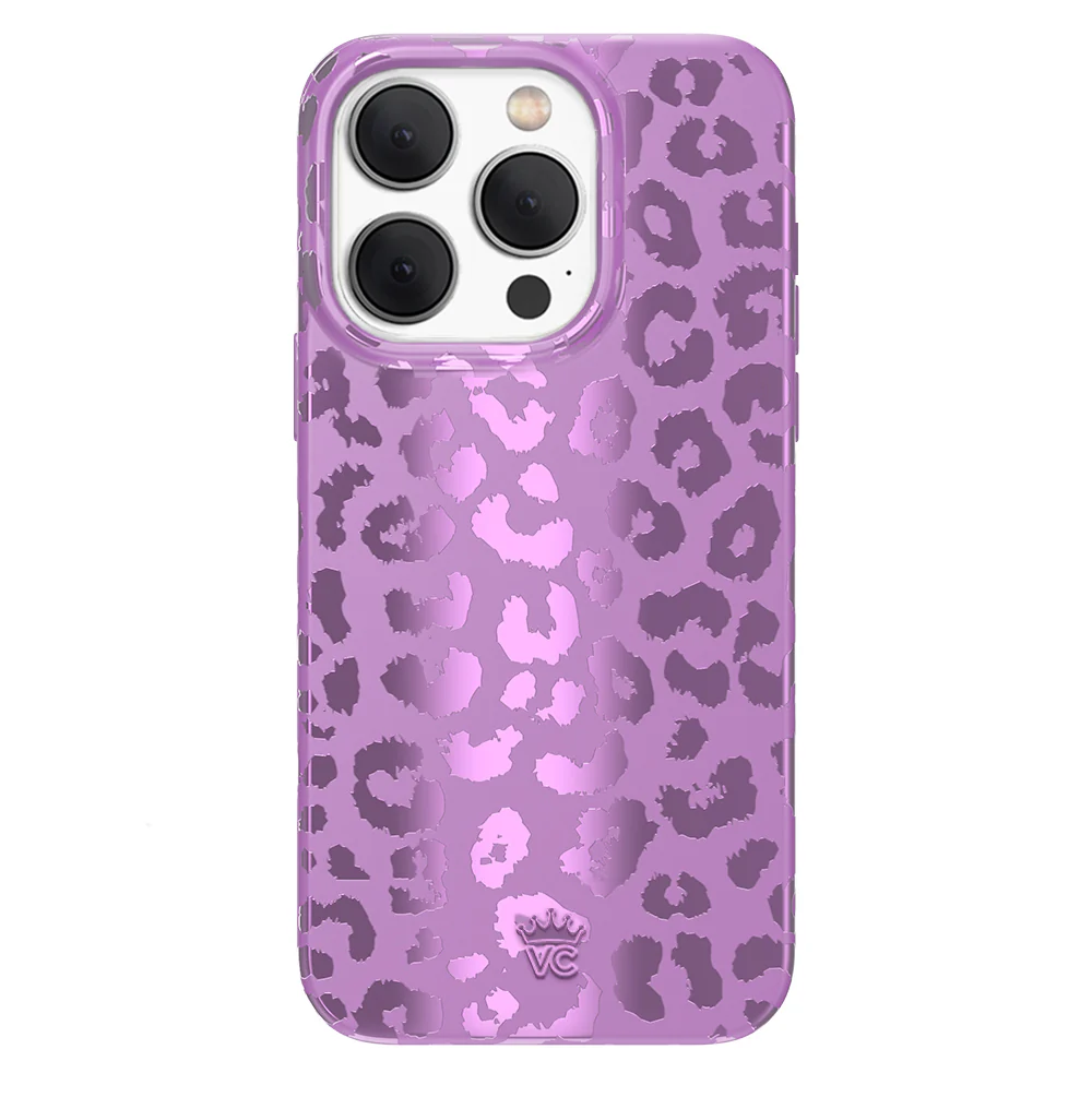 Amethyst Leopard iPhone Case