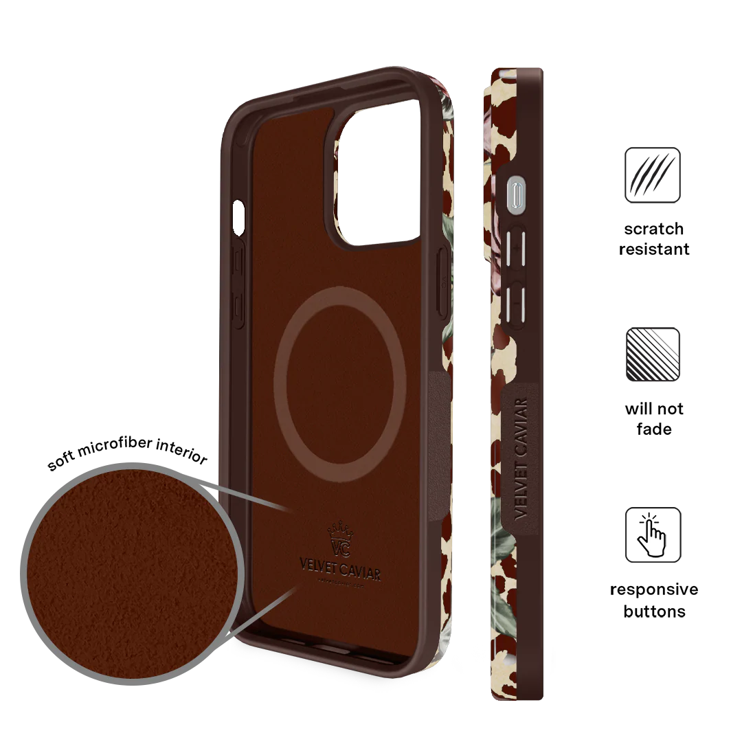 Rosy Leopard iPhone Case