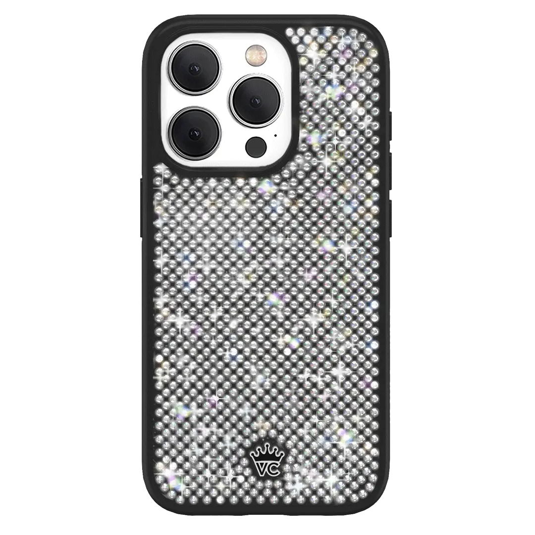 Black Caviar Crystals iPhone Case