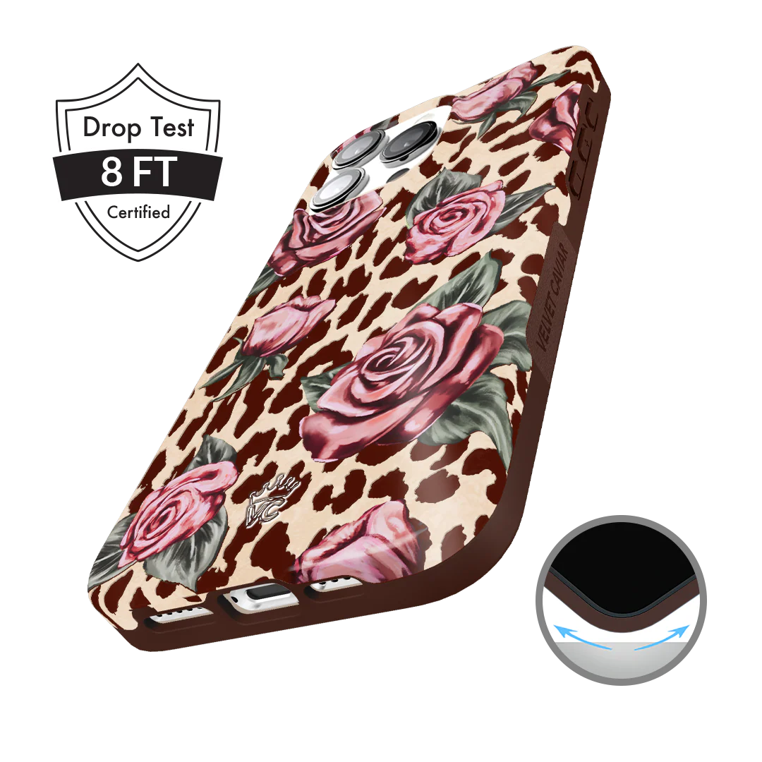 Rosy Leopard iPhone Case