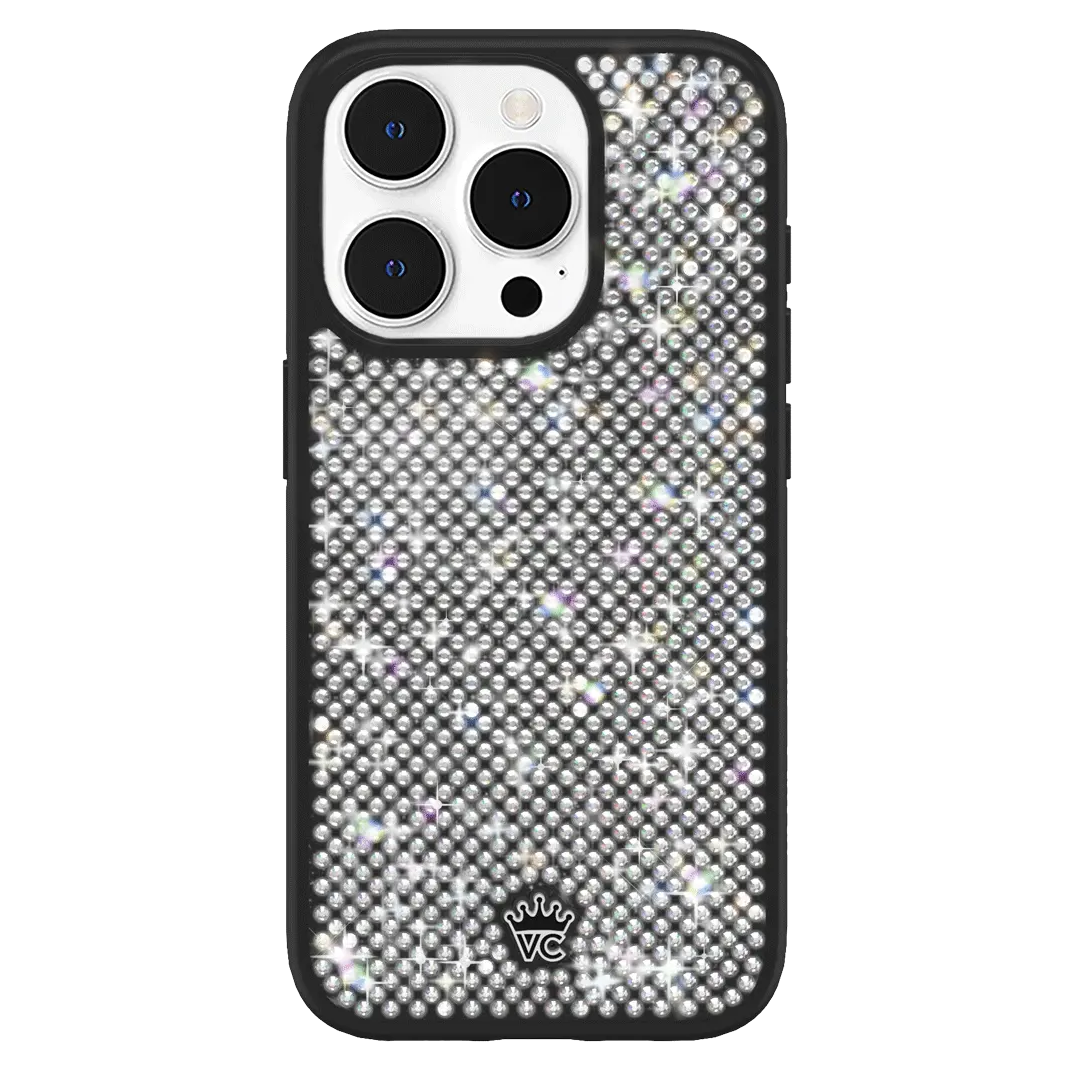 Black Caviar Crystals iPhone Case