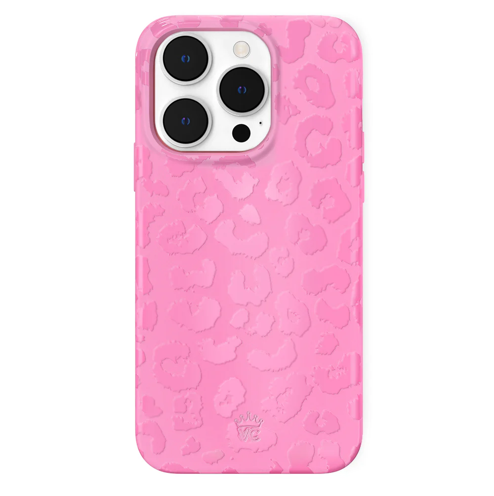 Hot Pink Leopard iPhone Case