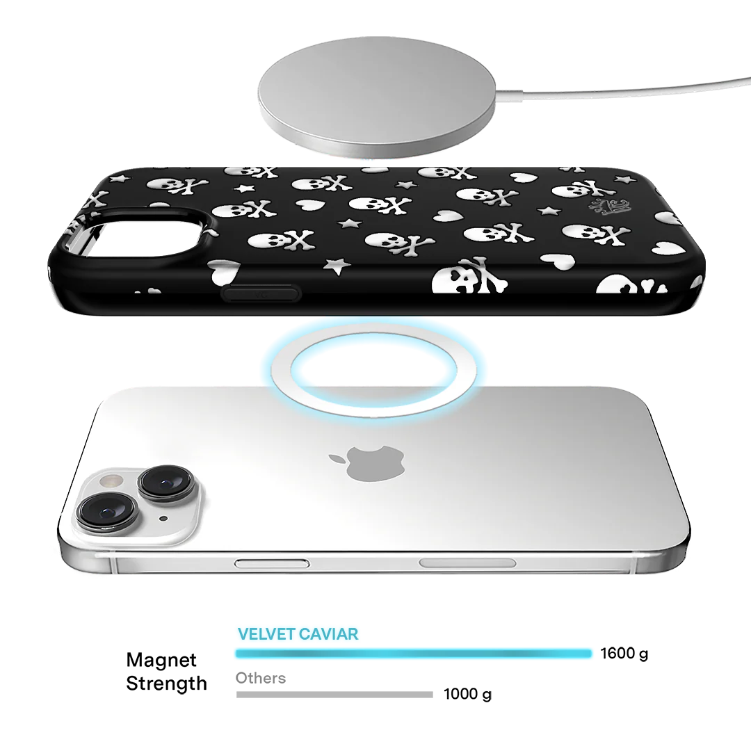 Chrome Skulls iPhone Case