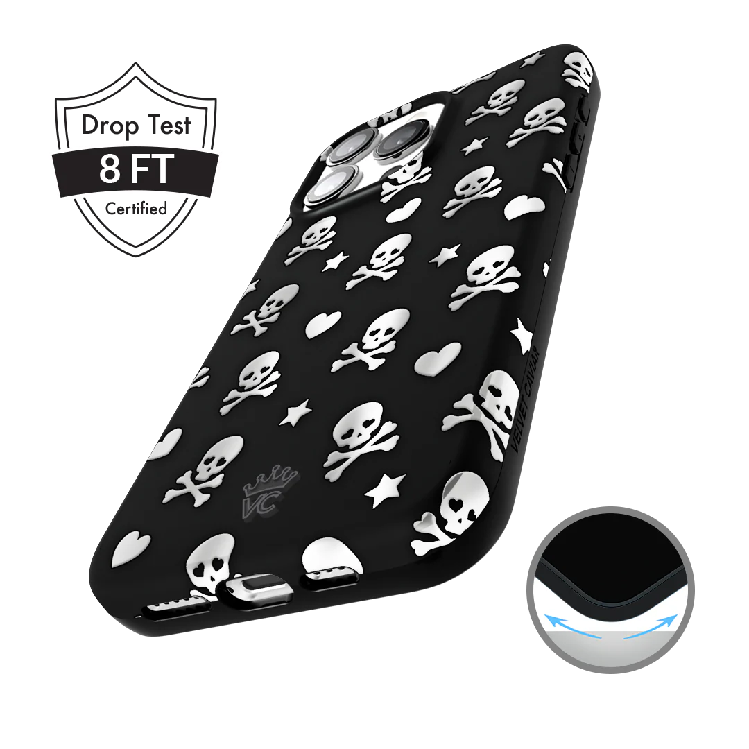 Chrome Skulls iPhone Case