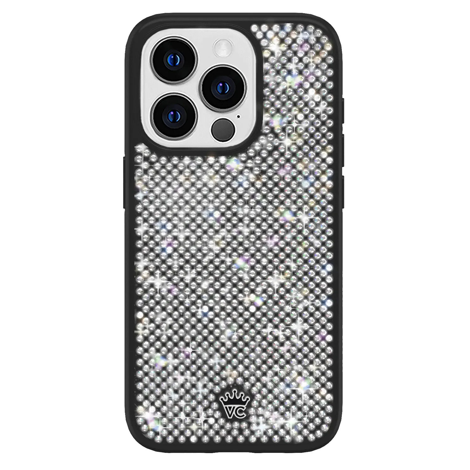 Black Caviar Crystals iPhone Case