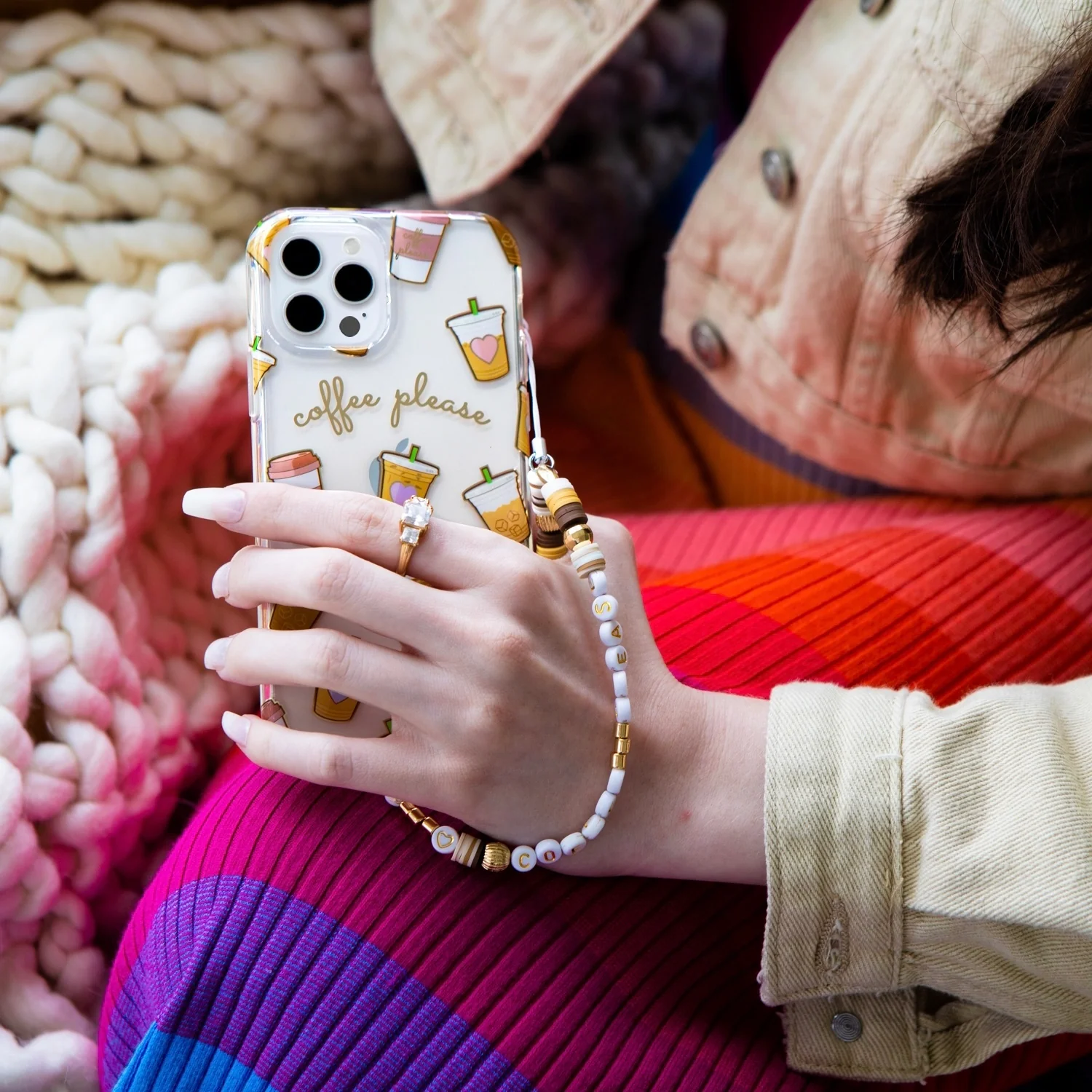 Coffee First iPhone Case