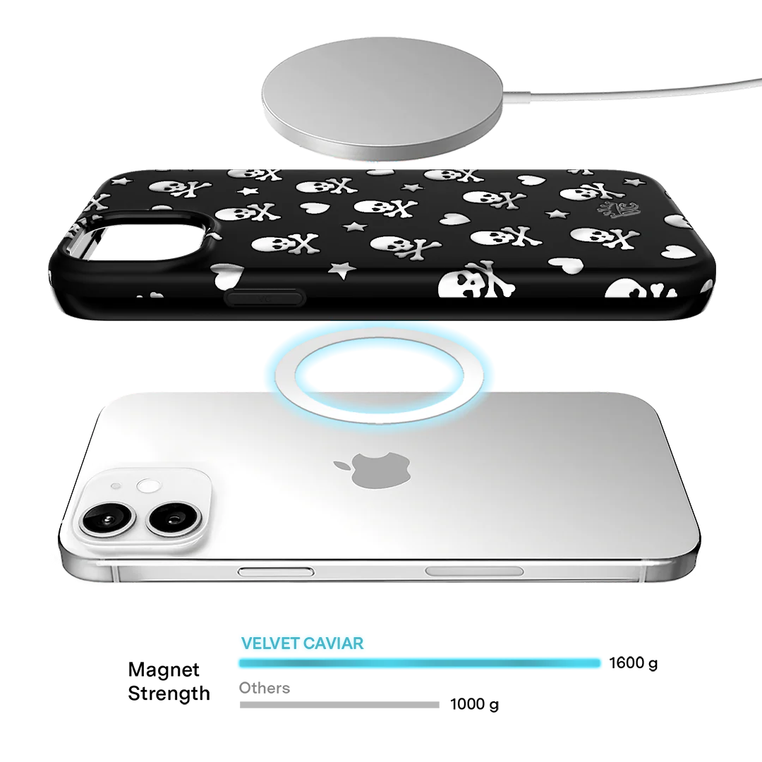 Chrome Skulls iPhone Case