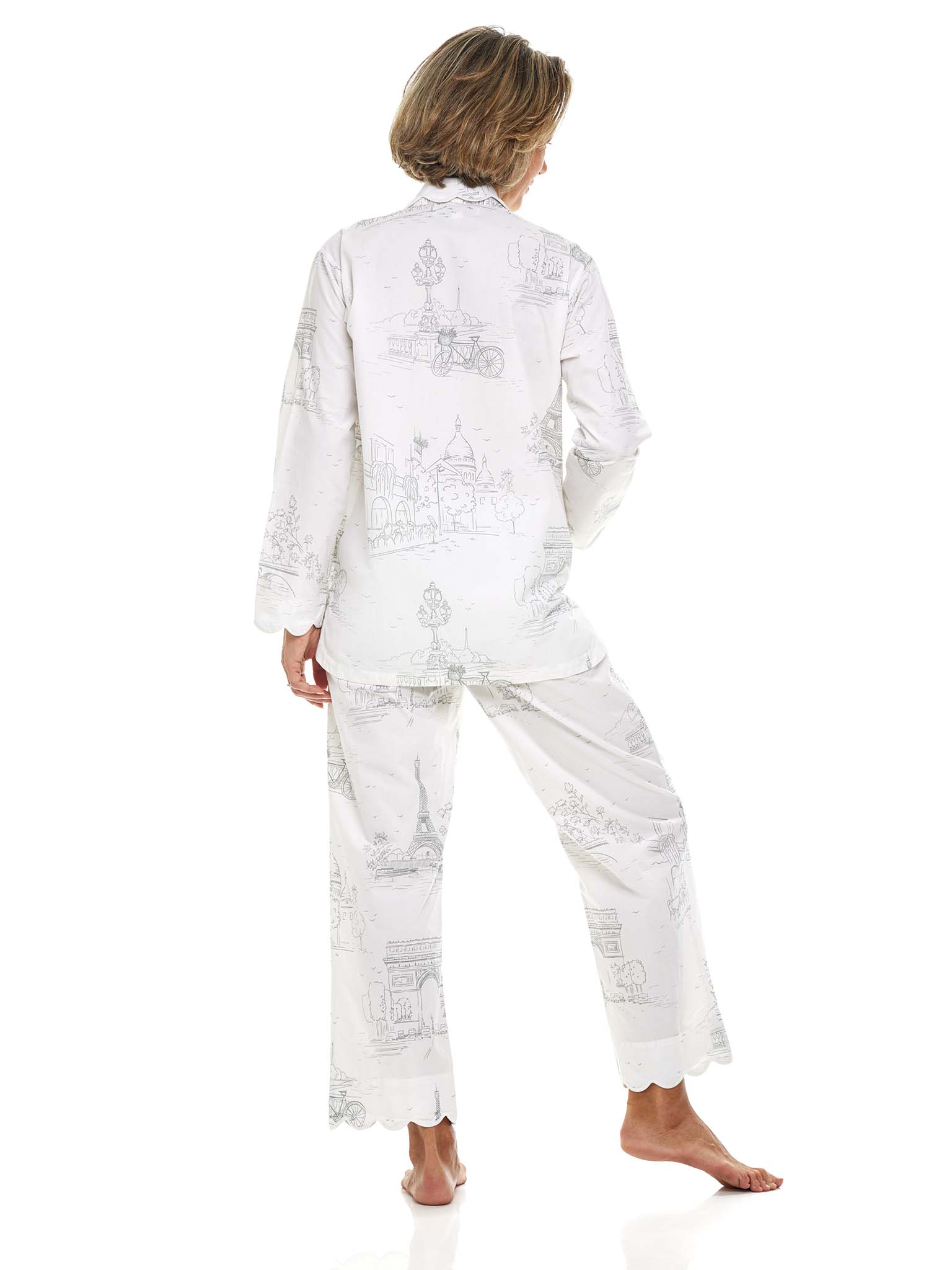 Paris Print Pajamas