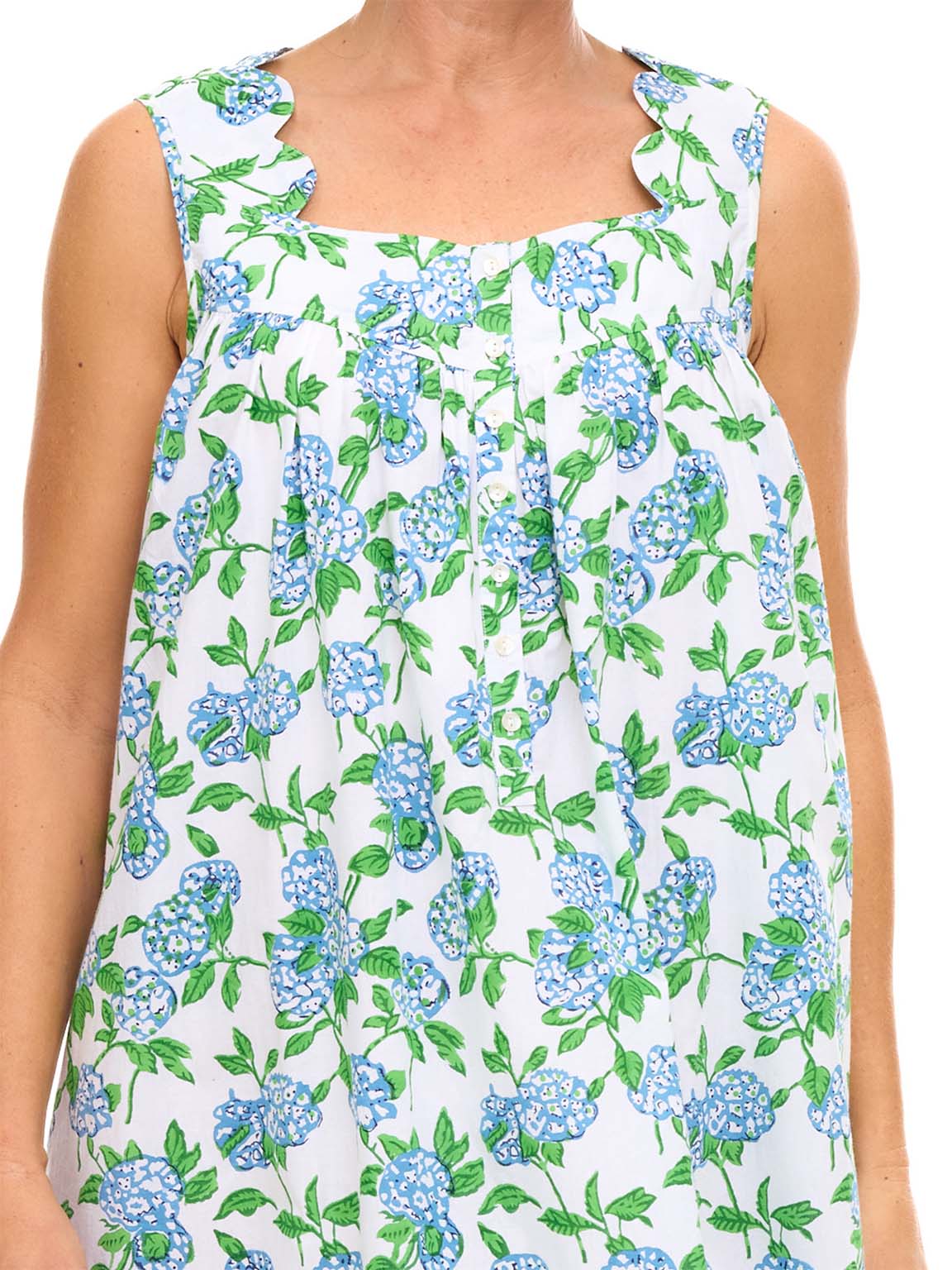 Hydrangea Gathered Nightgown