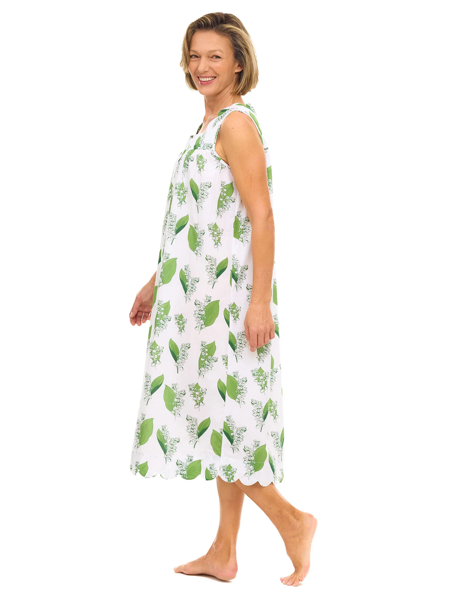 Lily of the Valley Gathered Nightgown