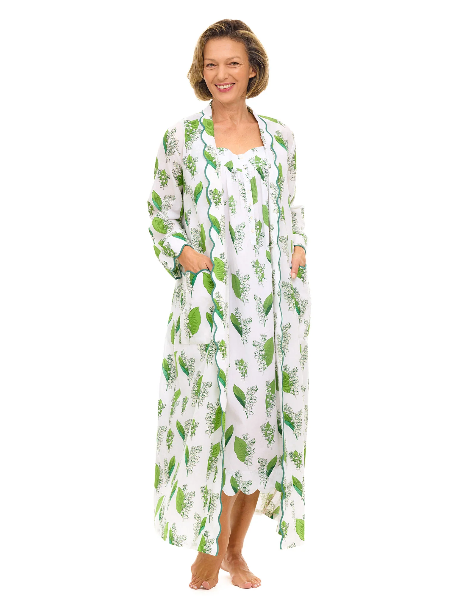Lily of the Valley Gathered Nightgown