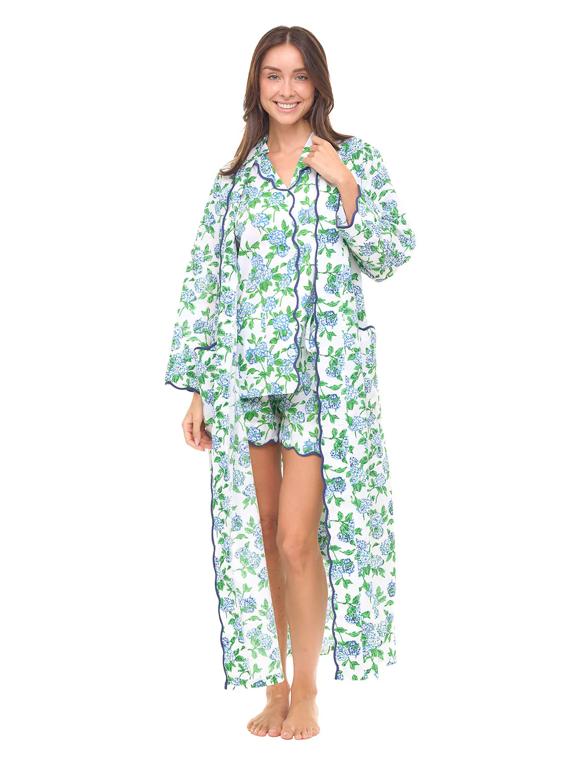 Hydrangea S/S Pajamas with Shorts