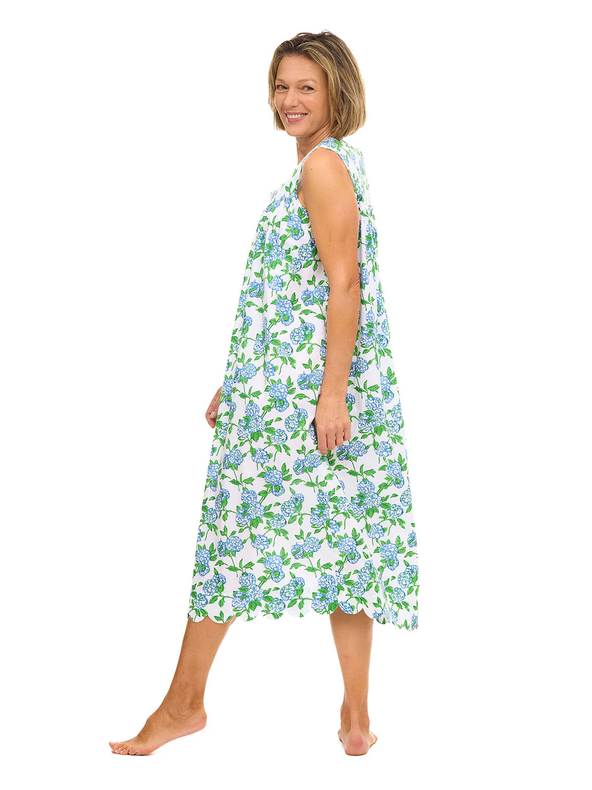 Hydrangea Gathered Nightgown