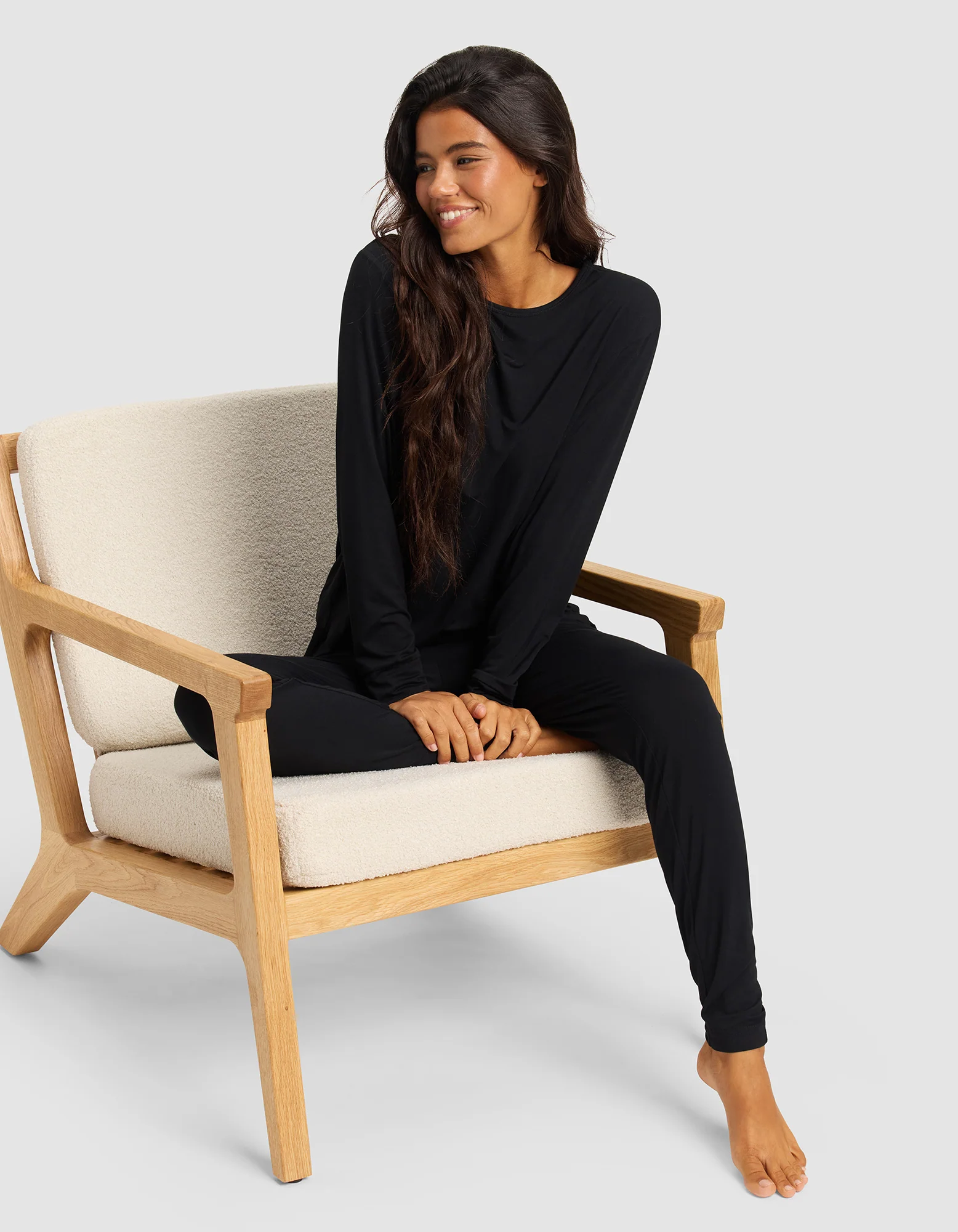 Women's Bamboo Stretch-Knit Tapered Pant