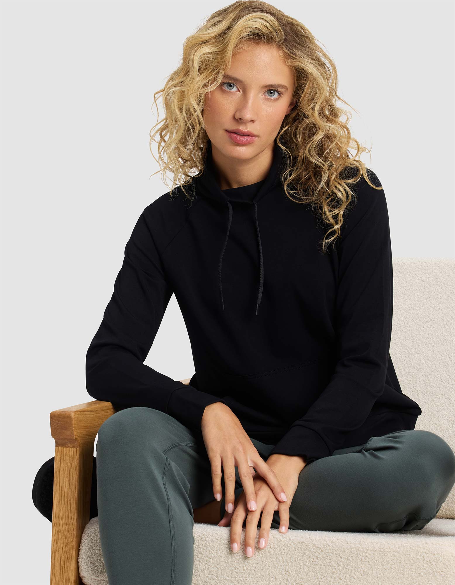 Women's Brushed Bamboo Mock Neck
