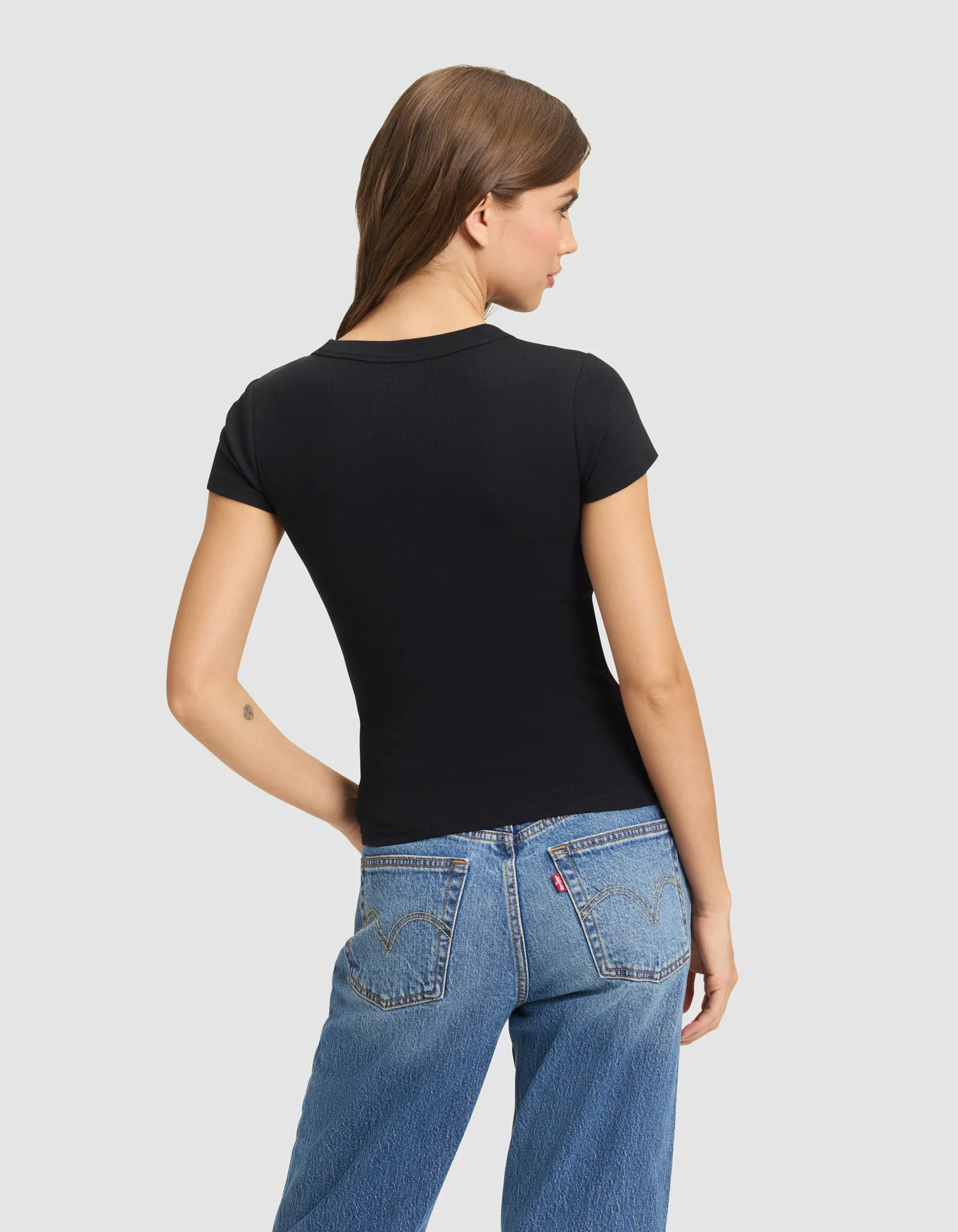 Women's Fine Ribbed Tee