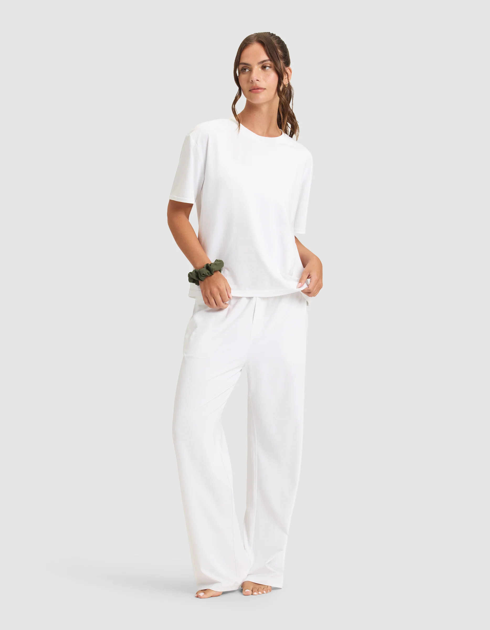 Women's First Layer Pajama Short Sleeve Tee & Pant Set