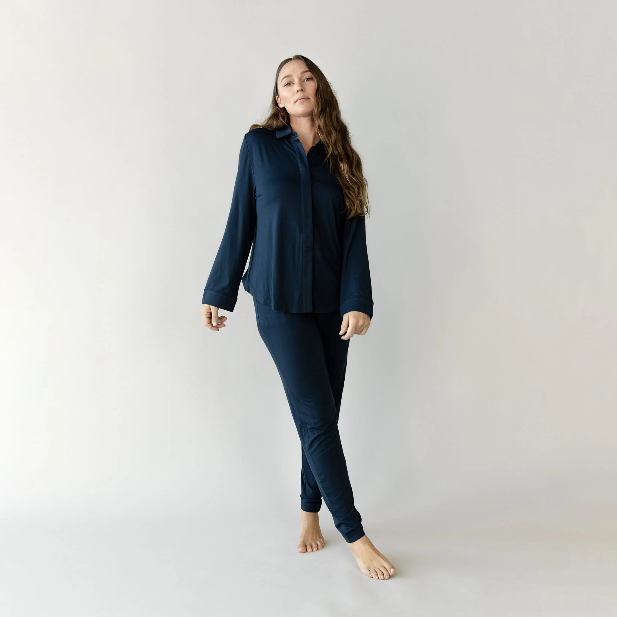 Women's Bamboo Stretch-Knit Tapered Pant