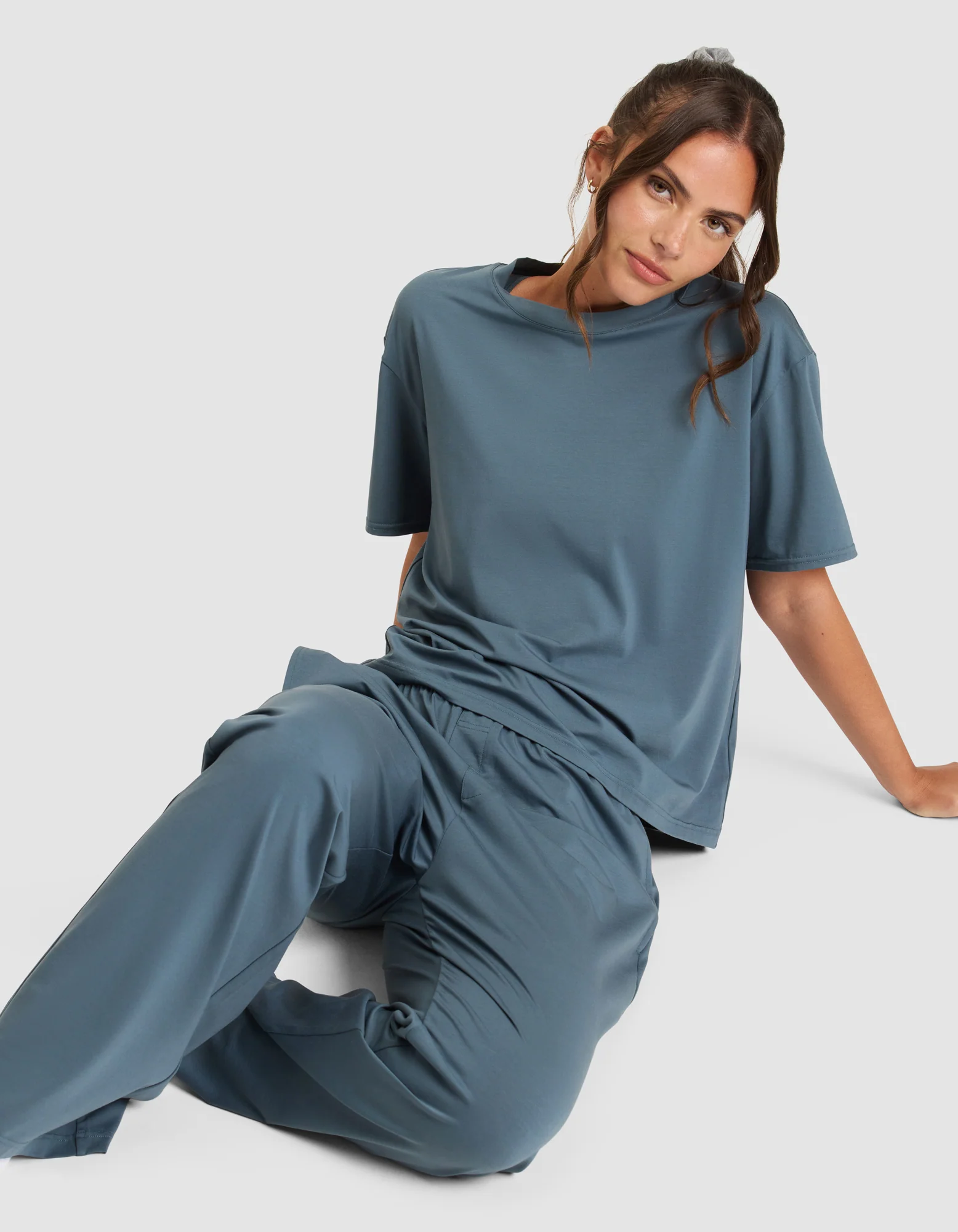 Women's First Layer Pajama Short Sleeve Tee & Pant Set