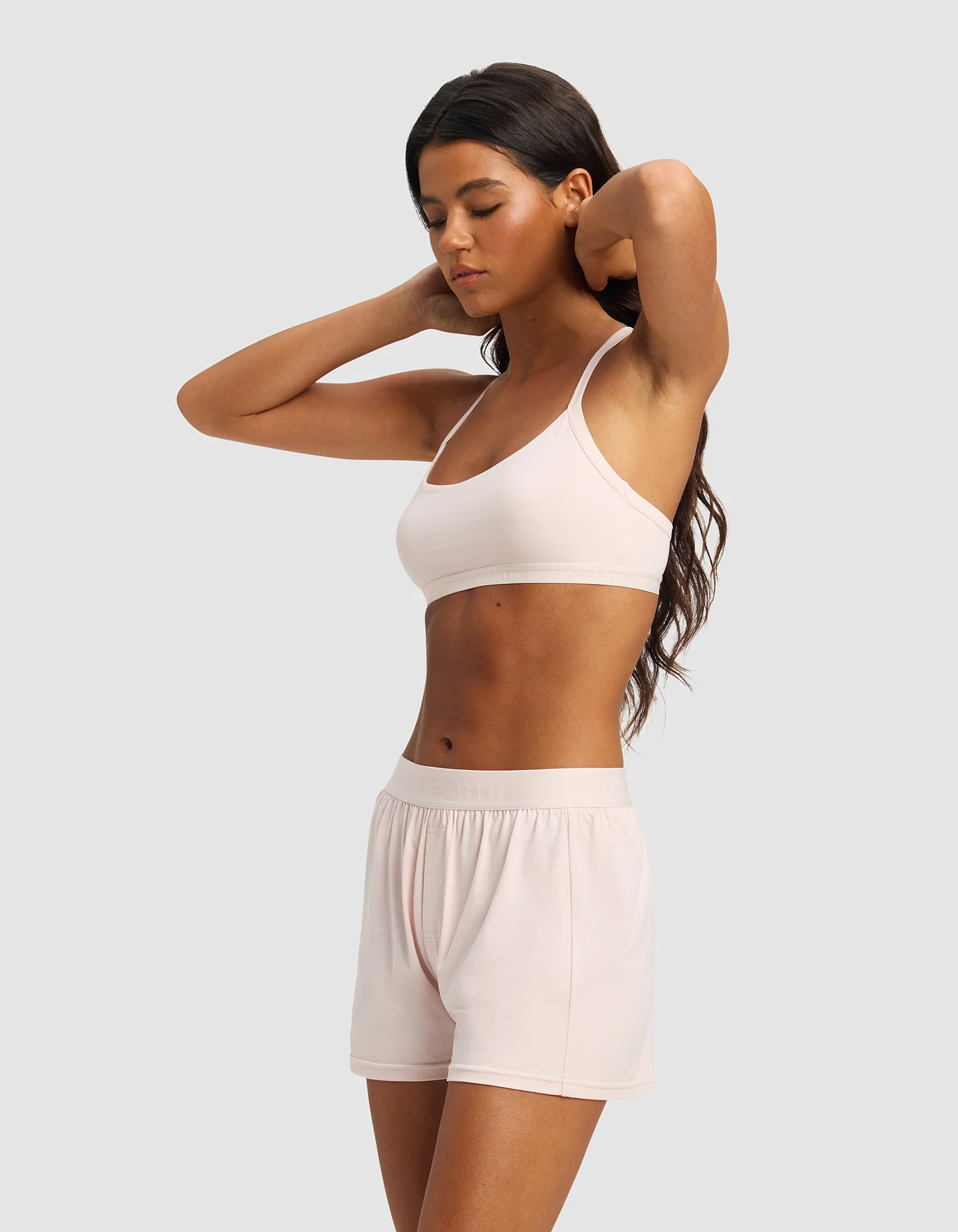 Women's First Layer Pajama Soft Bra & Boxer Short Set