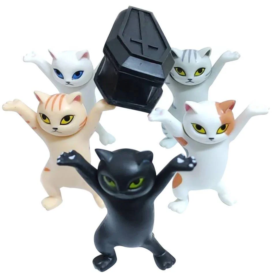 Funny Toys Gift ( one set -five cats and black box)